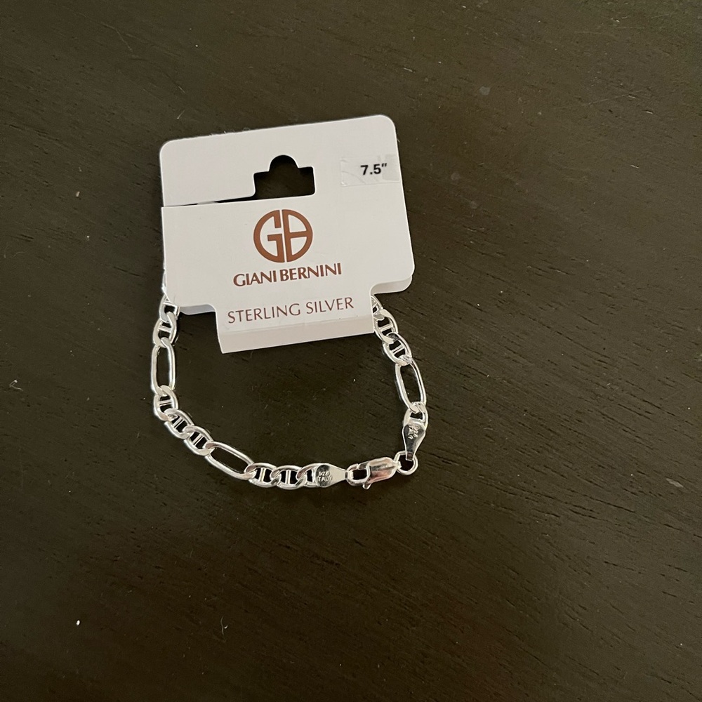 Giani Bernini Sterling Silver paperclip Bracelet